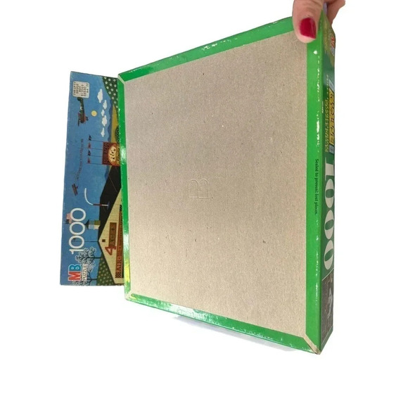 Charles Wysockis MB 1000 Piece Puzzle Fully Interlocking 22X26 Unopened 4679-6 - Picture 2 of 3